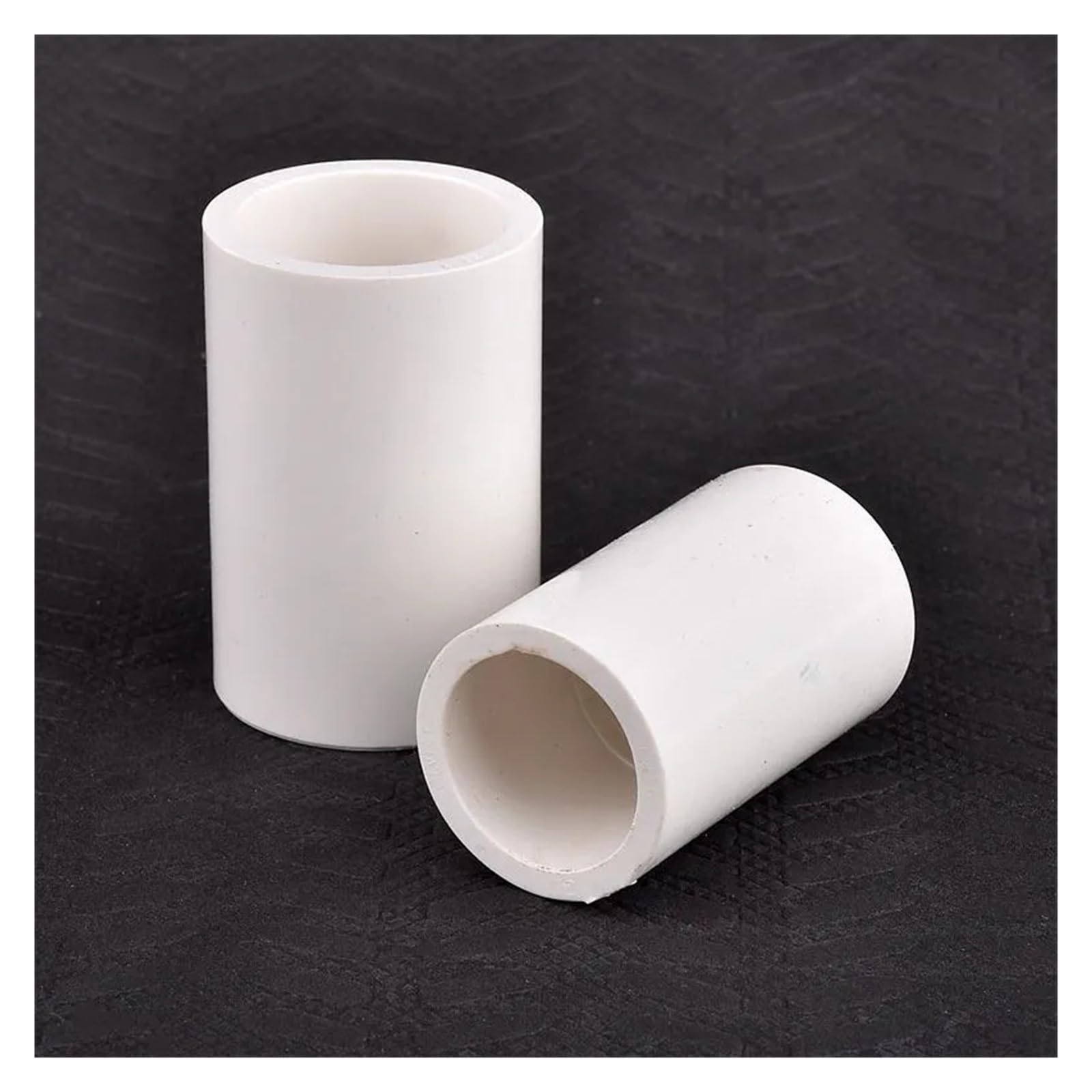Raccords de tuyaux en PVC blanc, connecteurs té à coude droit, coupleur Tube Joint plastique, adaptateur for Aquarium, 20/25/32/40/50mm Convient pour l'irrigation(90 Elbow,ID 40mm (2pcs))