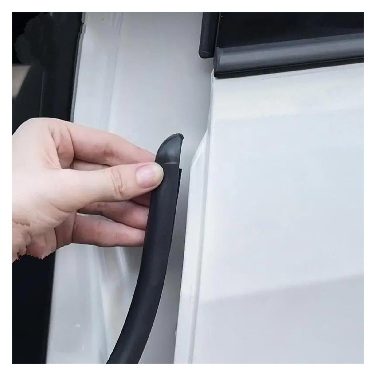 Uussup One Color Rubber Seal Weather Stripping Car Door Seal Filler Strip For B Pillar Rubber Weatherstrip Protection Sealant Sticker Soundproof Universal