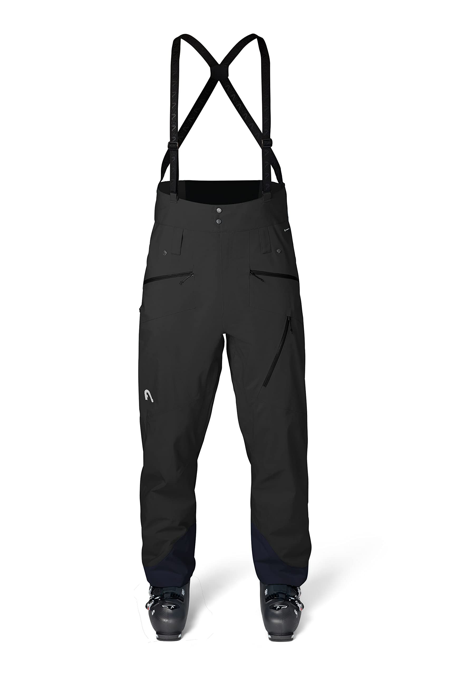 Flylow Men's Tannen Bib Waterproof Breathable Softshell Ski & Snowboard Pant - Black - XX-Large