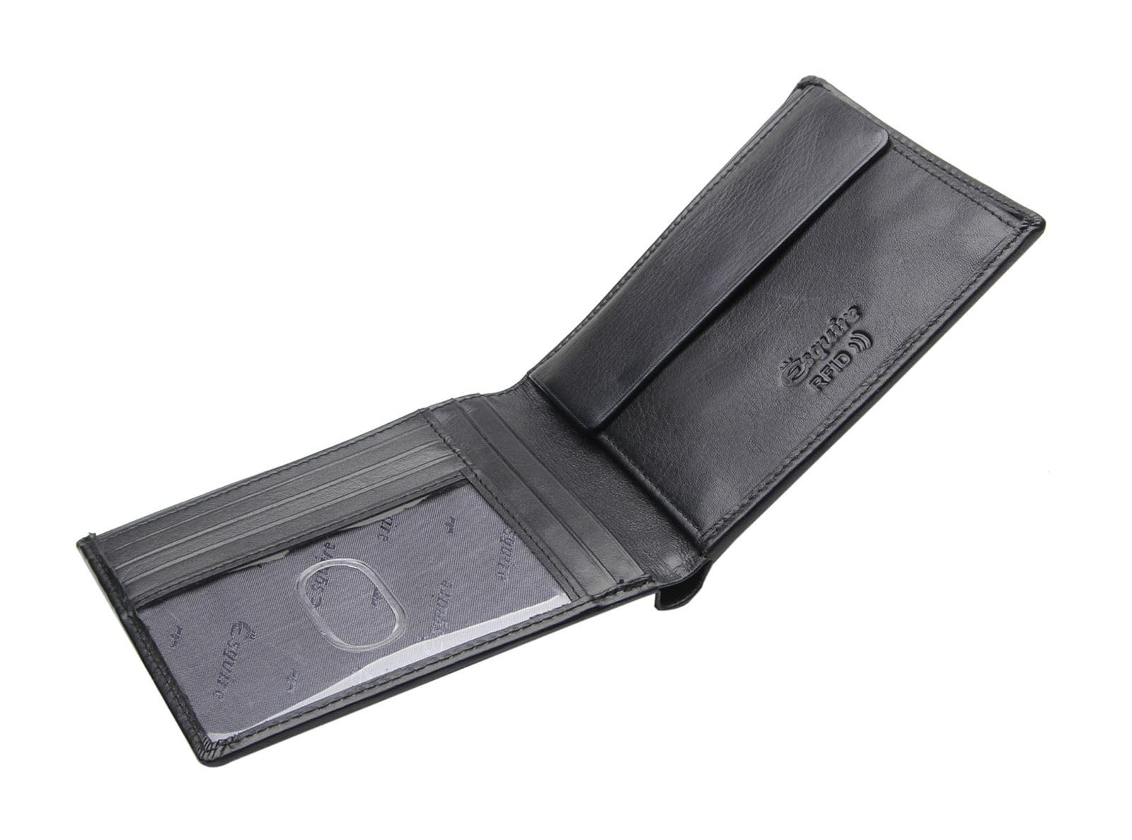 Esquire Compact Geldbörse Leder 12 cm