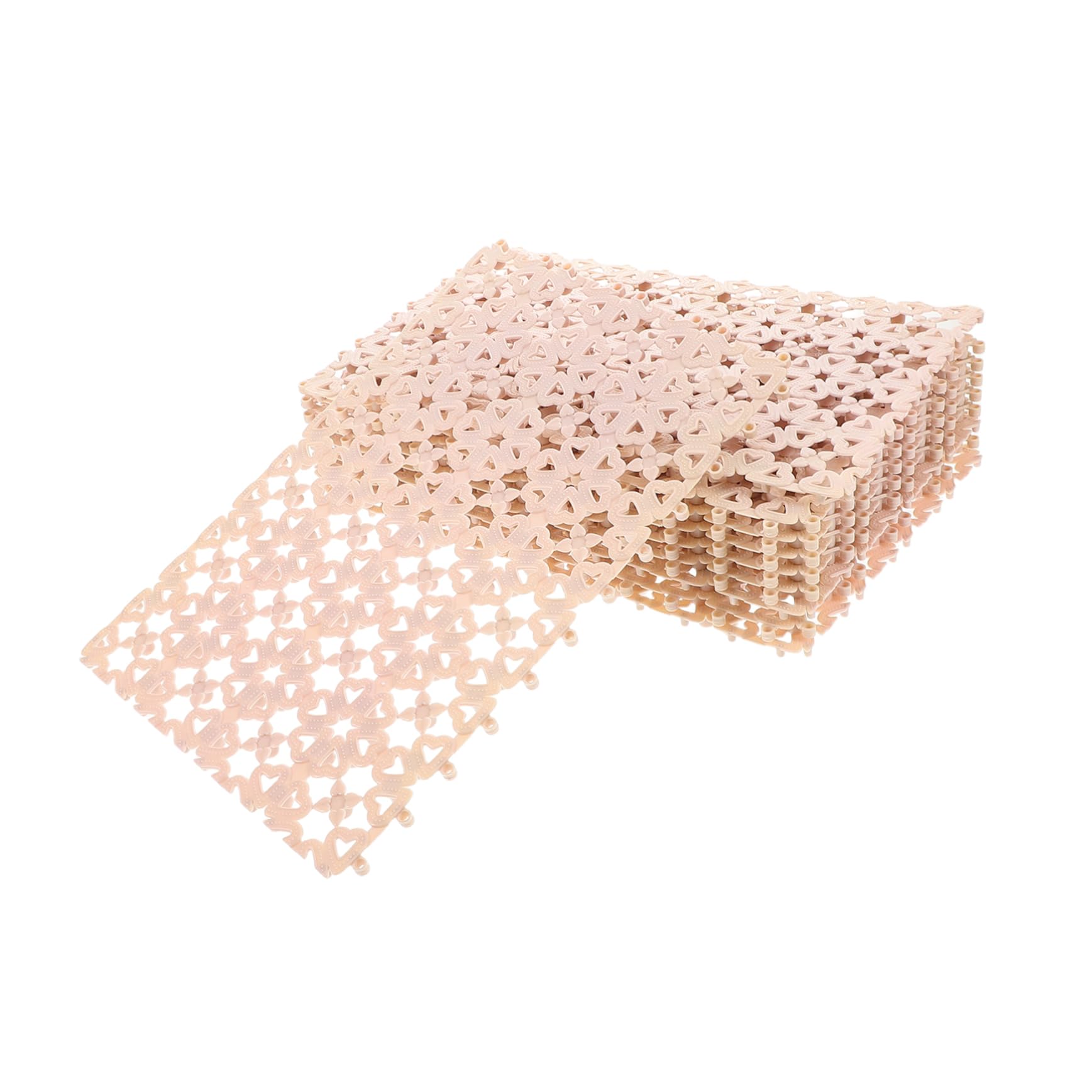 COLLBATH 10 Stück Kaninchenkäfigmatte aus PVC Bequeme Bodenmatte mit Abfalltrennung Leicht zu Montieren für Kaninchenkäfige und Hasenfüße