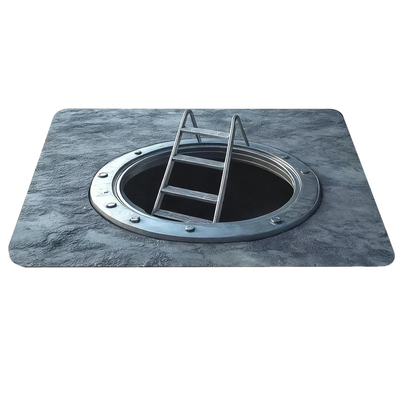 Tapis d'illusion optique Spielzi pour salon et chambre à coucher