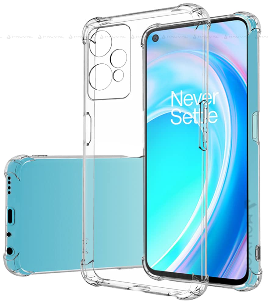 Mauval Airbag Bumper Corners Flexible Shockproof Back Case Cover for OnePlus Nord CE 2 Lite 5G | Rubberized TPU | Slim Protective Armor Premium - Transparent (B0BVJ69Q53) Amazon Price History, Amazon Price Tracker