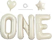 Vista 36 de TONIFUL Globo blanco crema de 40 pulgadas con números grandes del 0 al 9 (cero nueve), decoraciones de fiesta de cumpleaños, sesión de fotos