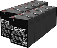 Vista 8 de Mighty Max Battery ML4-6 - Batería recargable SLA AGM de 6 voltios y 4.5 Ah, terminal F1