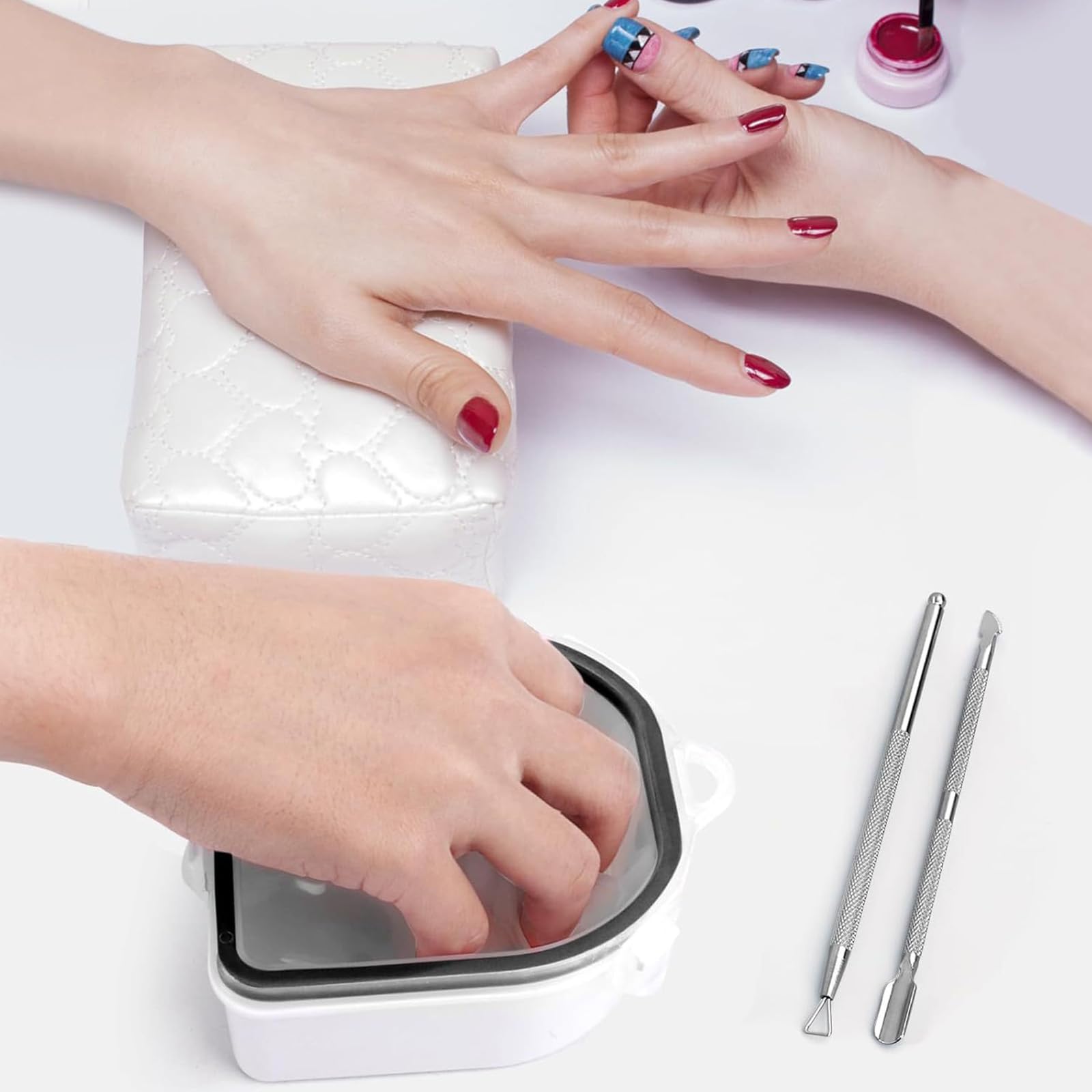 Pedicure Manicure Nails Tools For Effective Cuticle Pushing And Polished Removal Suitable For Travel And Home Use