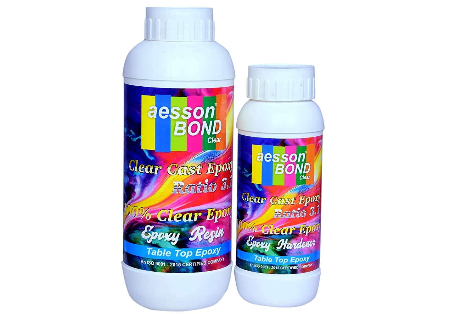 Aesson Bond Table & Moulds Casting Epoxy - Resin & Hardener (1.35 kg)