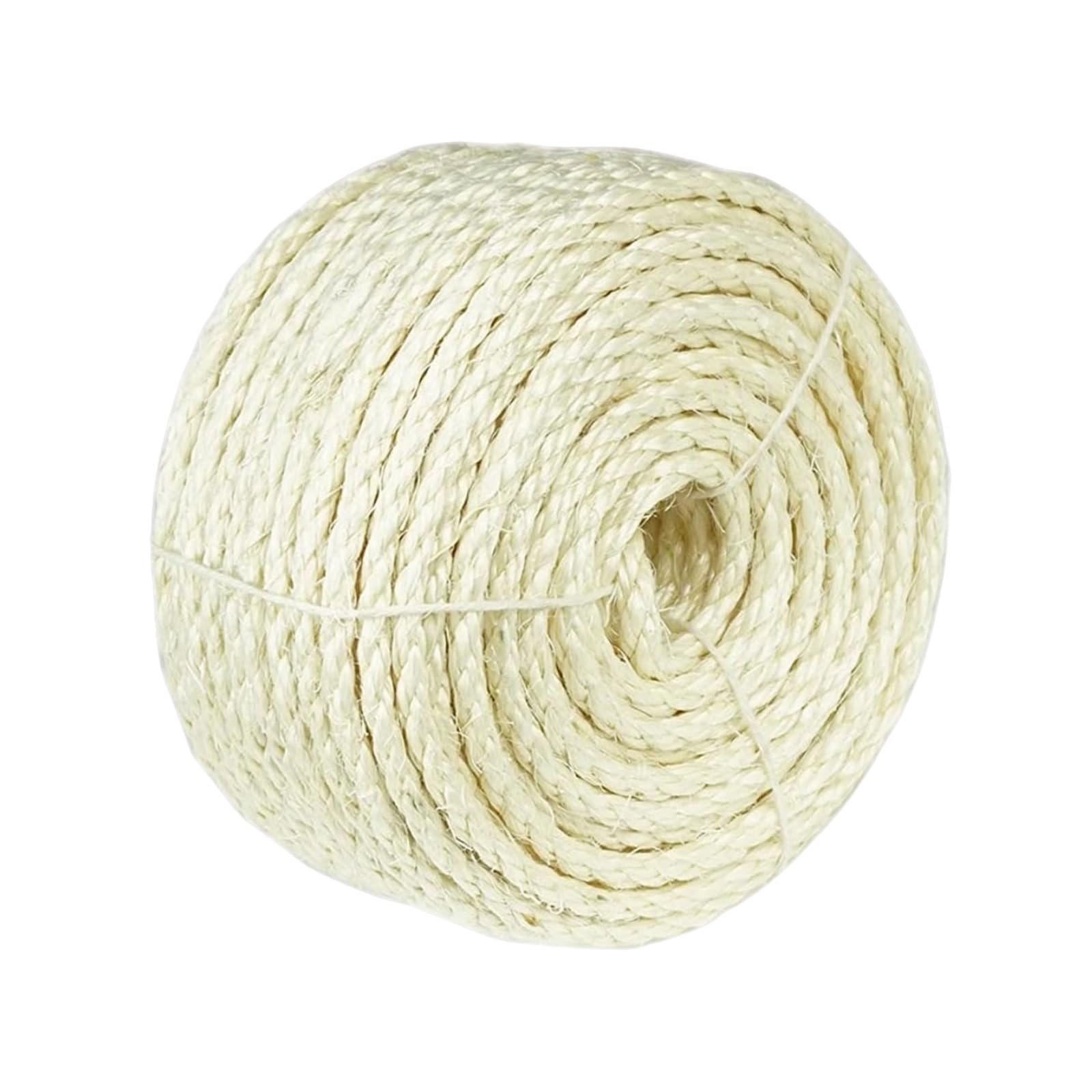 Cuerda de fibra natural para reconstruir muebles de escalada y accesorios para mascotas cuerda de sisal para reparar árboles rascadores