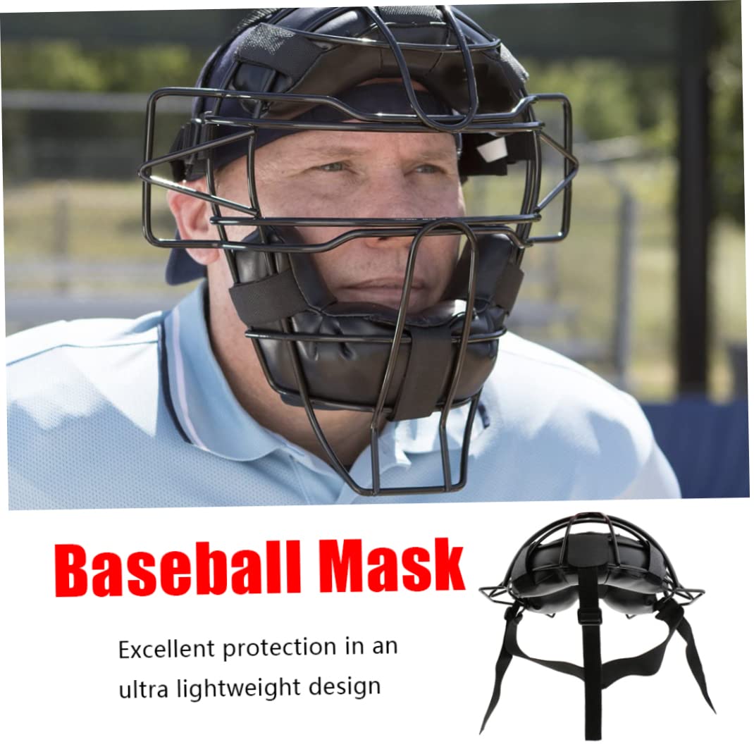 Masque D'arbitre Wilson - Baseball/Softball - Noir Léger Avec Protection Gorge - Occasion