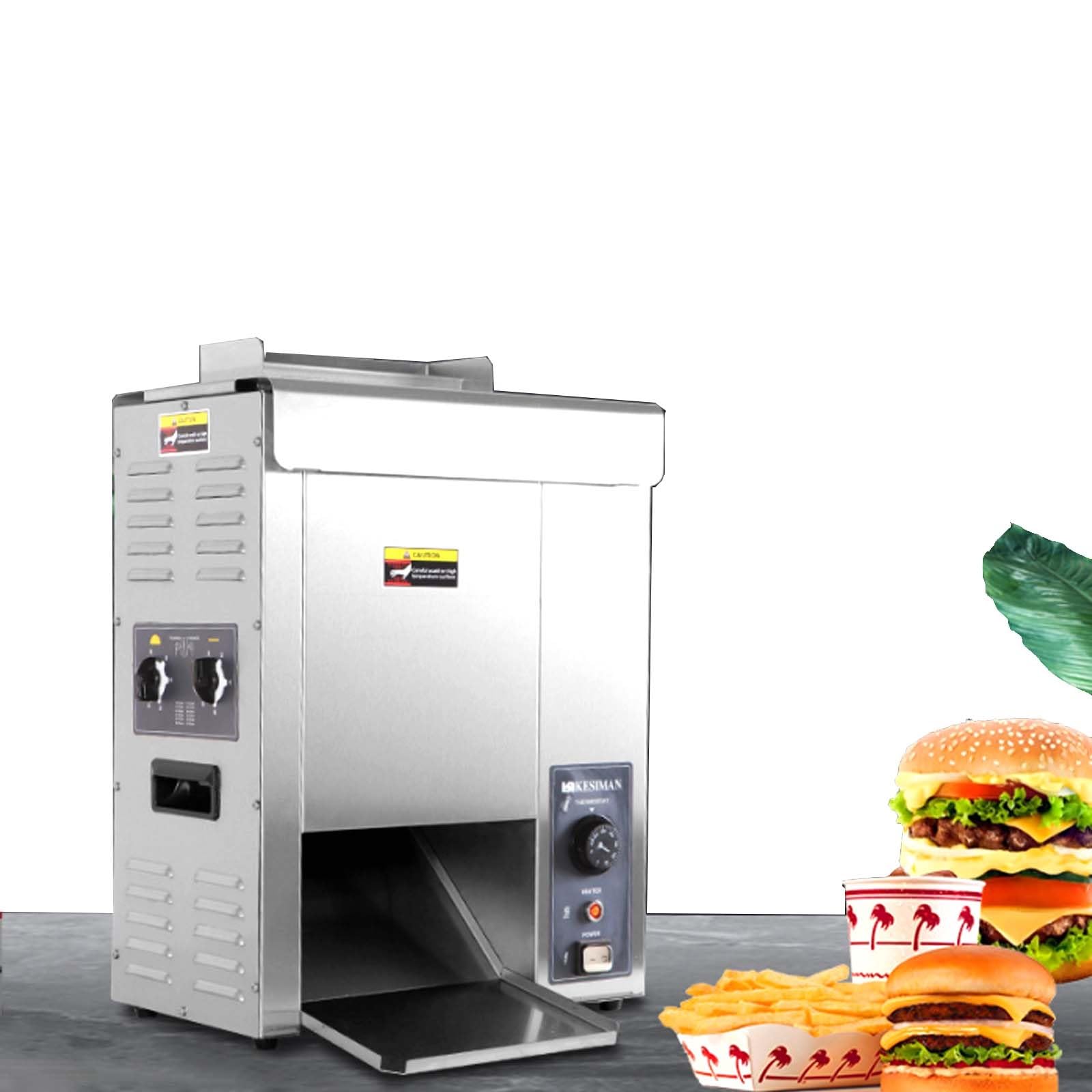 Komeryjny Opiekacz Do Hamburgerów Panini, Pionowy Elektryczny Opiekacz Do Chleba Do Hamburgerów, Opiekacz Do Hamburgerów 2000 W, Opiekacze Do Chleba Z Regulacją Temperatury I Grubości