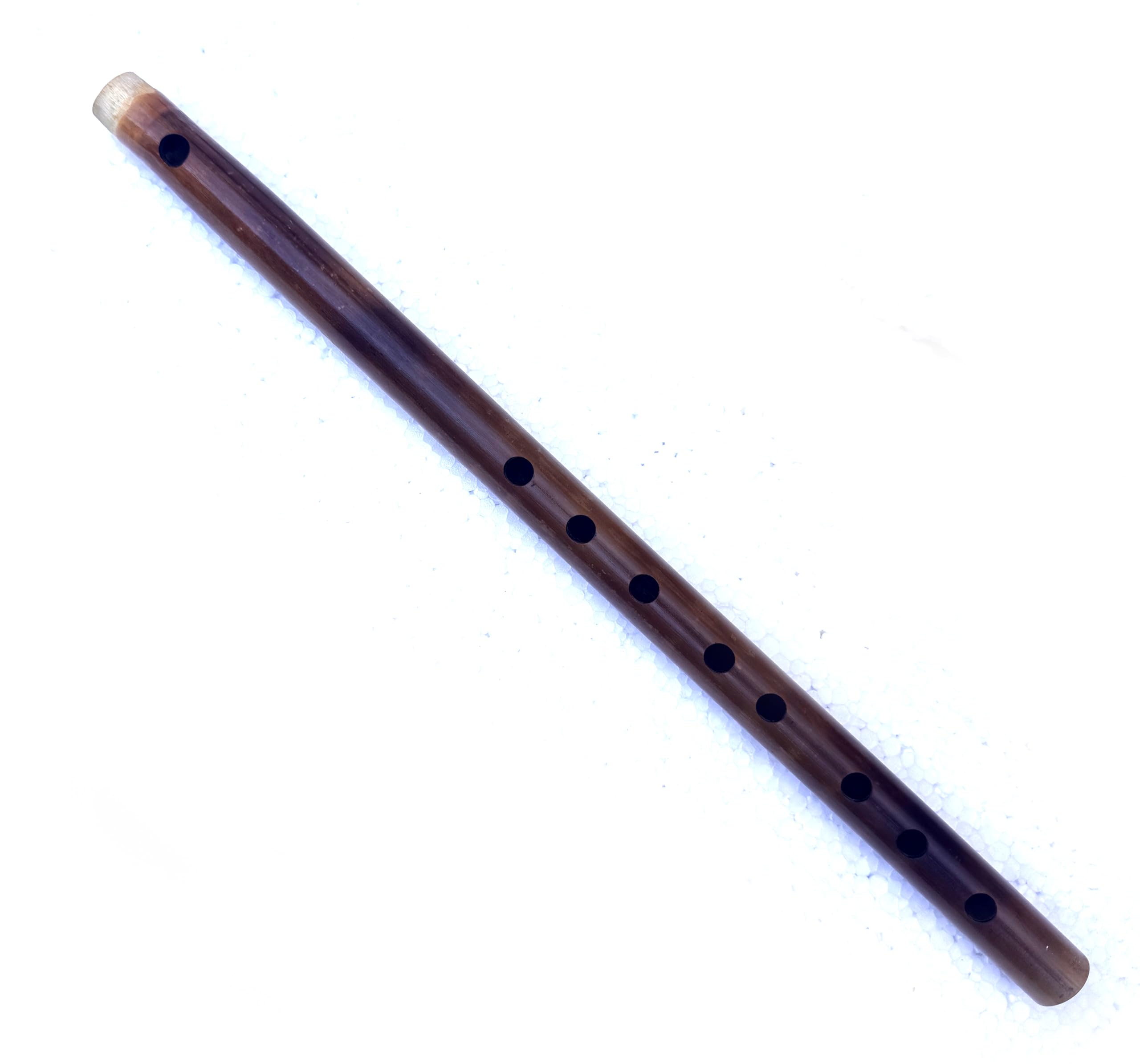 Tantu Carnatic Venu Flute, "D Sharp" Scale 2.5 Shruthi, 8 Holes, 46 cm 18 Inch Length, with Cover-image-9