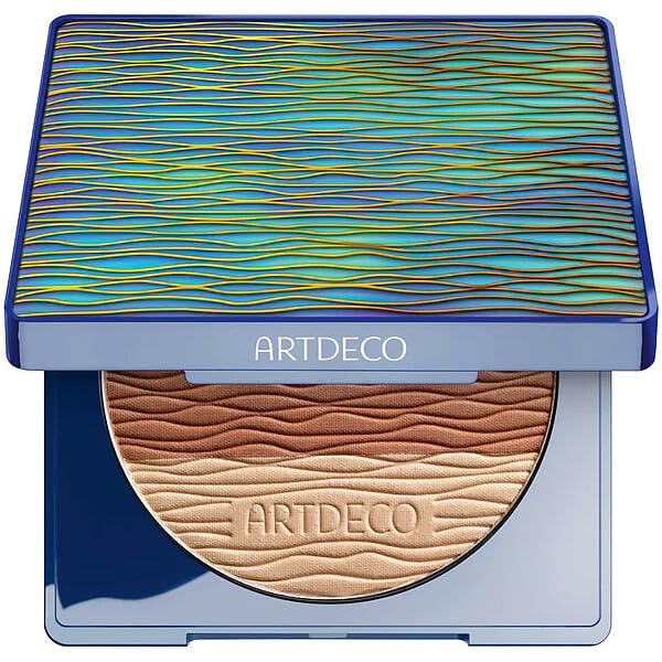 ARTDECO All Seasons Poudre bronzante tricolore pour un teint bronzé naturel Design Limited Ocean Wave avec finition durable 13,5 g