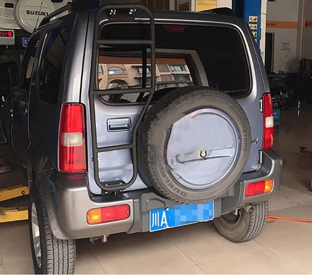 Auto Heckklappenleiter zum Klettern für Suzuki Jimny S-Ierra JB43, Hecktür Leiter Klettern Climbing Ladder Aluminiumlegierung Trittleiter
