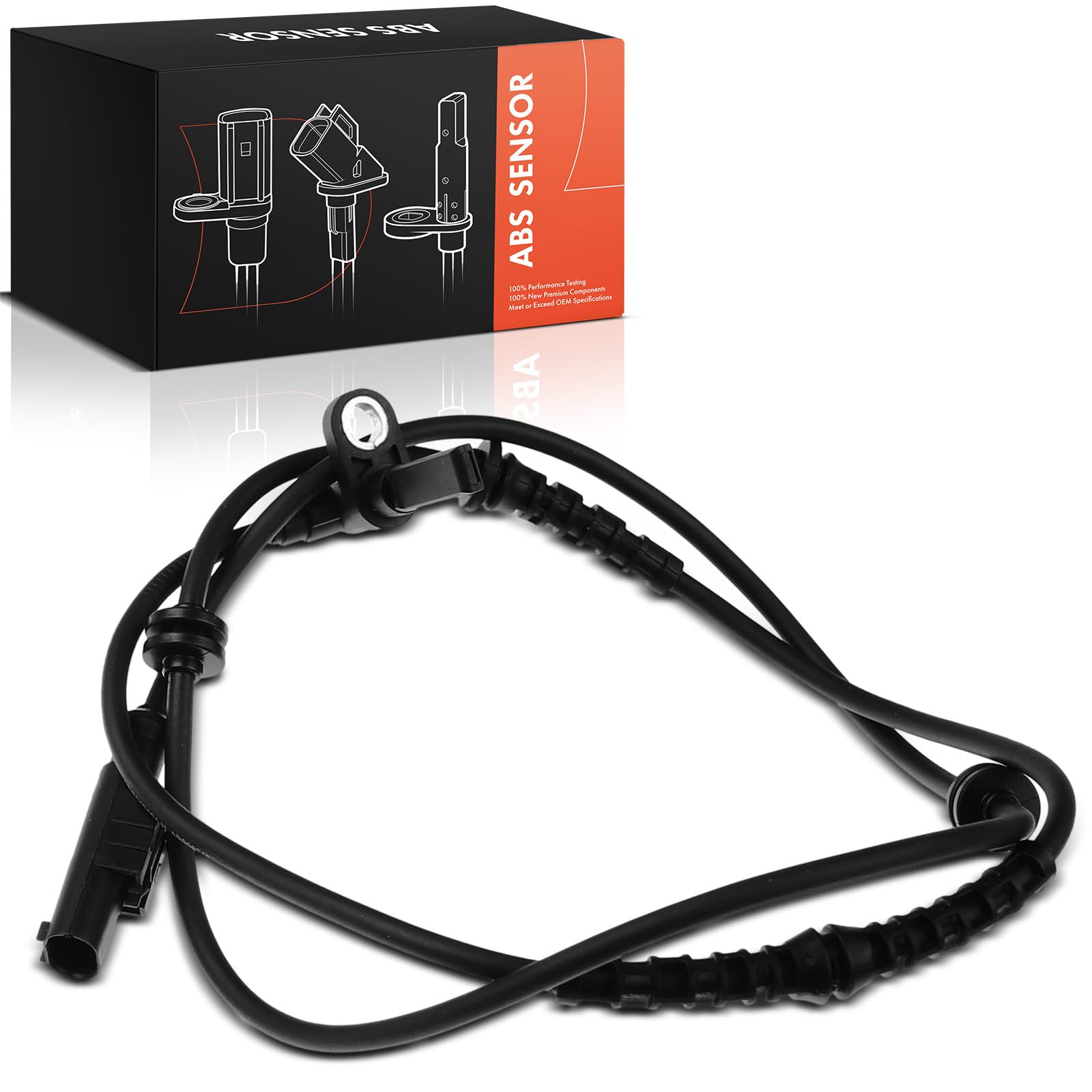 Frankberg 1x ABS Sensor Vorderachse beidseitig Kompatibel mit Ducato Bus 250 290 2.0L-3.0L 2006-2024 Jumper Kasten 2.2L 3.0L 2006-2024 Boxer Kasten 2.2L 3.0L 2006-2024 Replace# 51725099