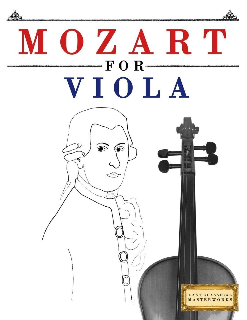 Mozart for Viola: 10 Easy Themes for Viola Beginner Book