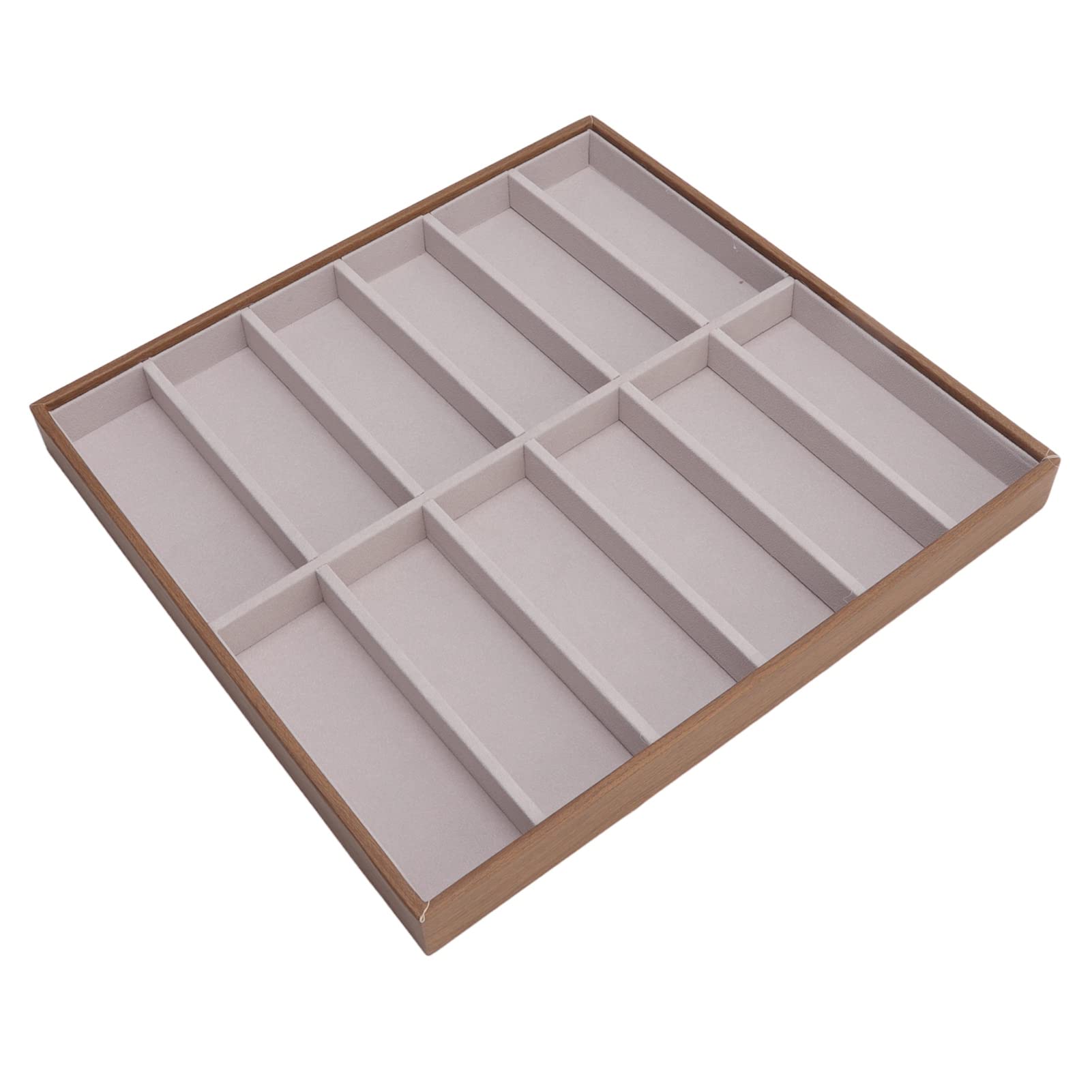 Greensen Boîte de Rangement pour Lunettes, Boîte à Lunettes avec Multi-Compartiments, étui à Lunettes de Soleil pour Plusieurs Lunettes, Intérieur en Velours, Boîte de Présentation de (12