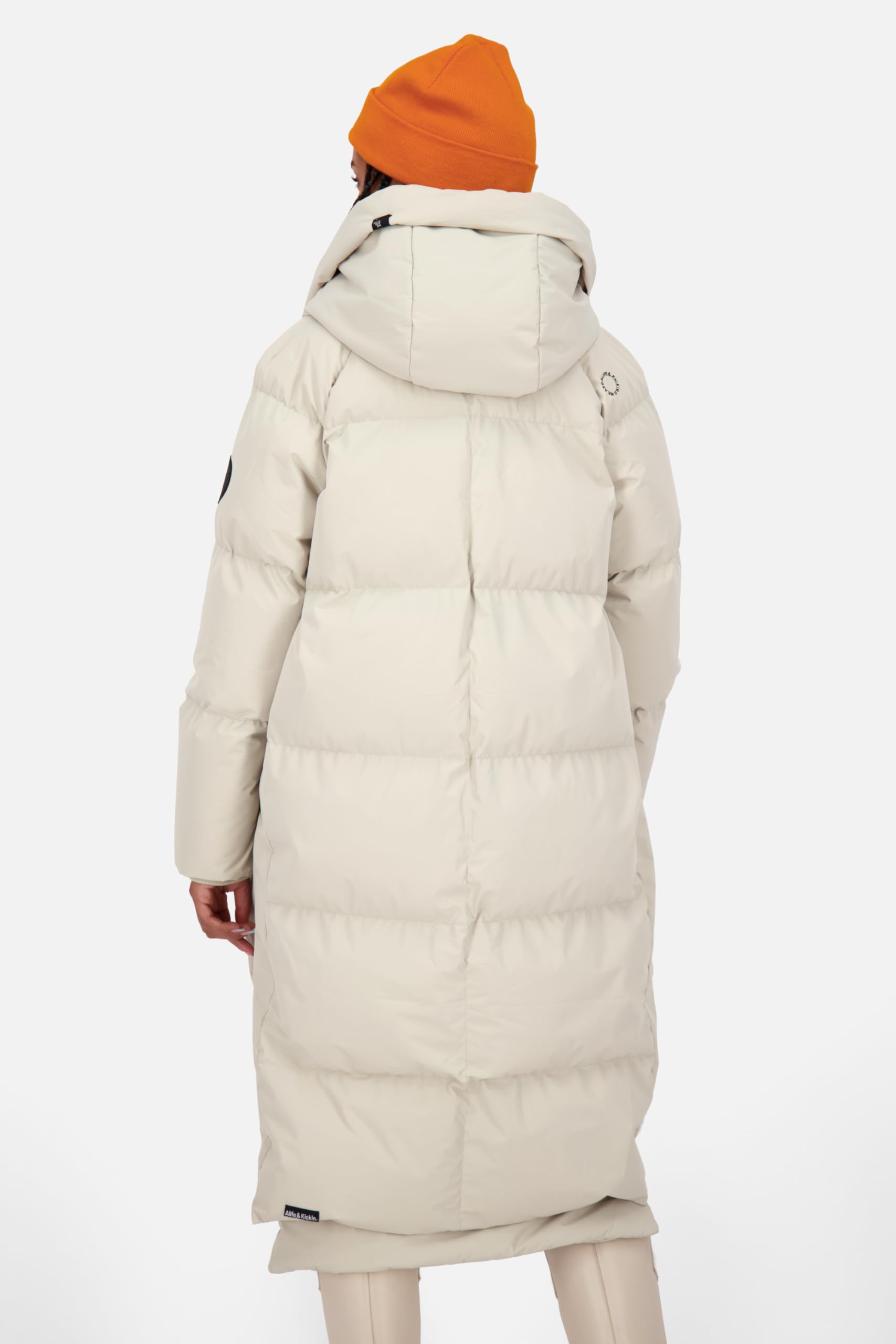 ALIFE and Kickin RihannaAK A Puffer Coat Damen Wintermantel Steppmantel Lange Winterjacke für Kalte Tage Mantel für Herbst & Winter Perfekt für Freizeit & Alltag Pumice XL