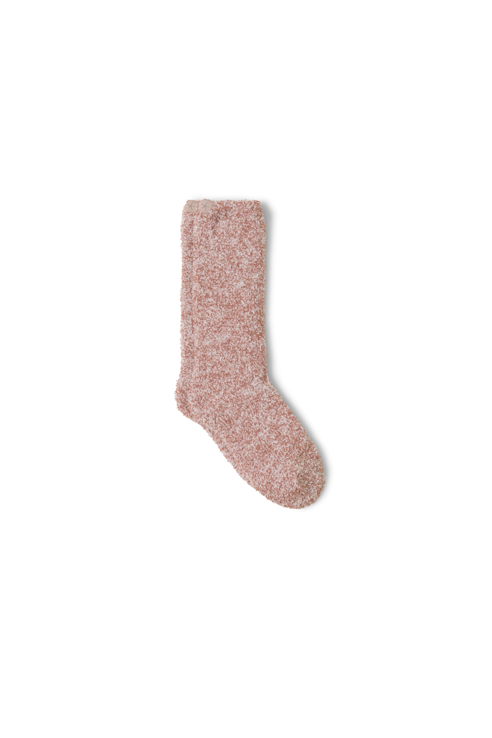 Barefoot Dreams Women's CozyChic Heathered Socks, Terra-white, Large-X-Large