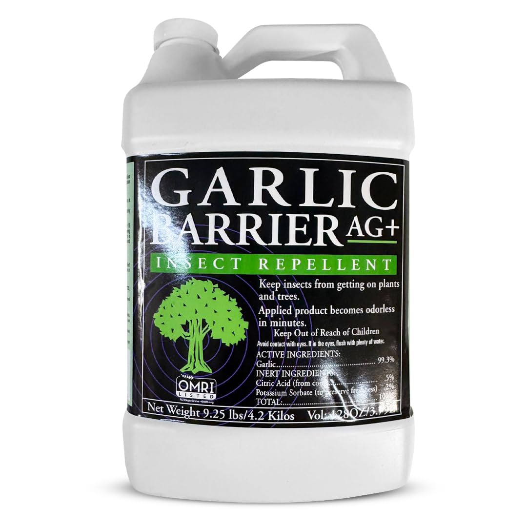 Garlic Barrier 2002 AG+ Liquid Spray, 1 Gallon, White