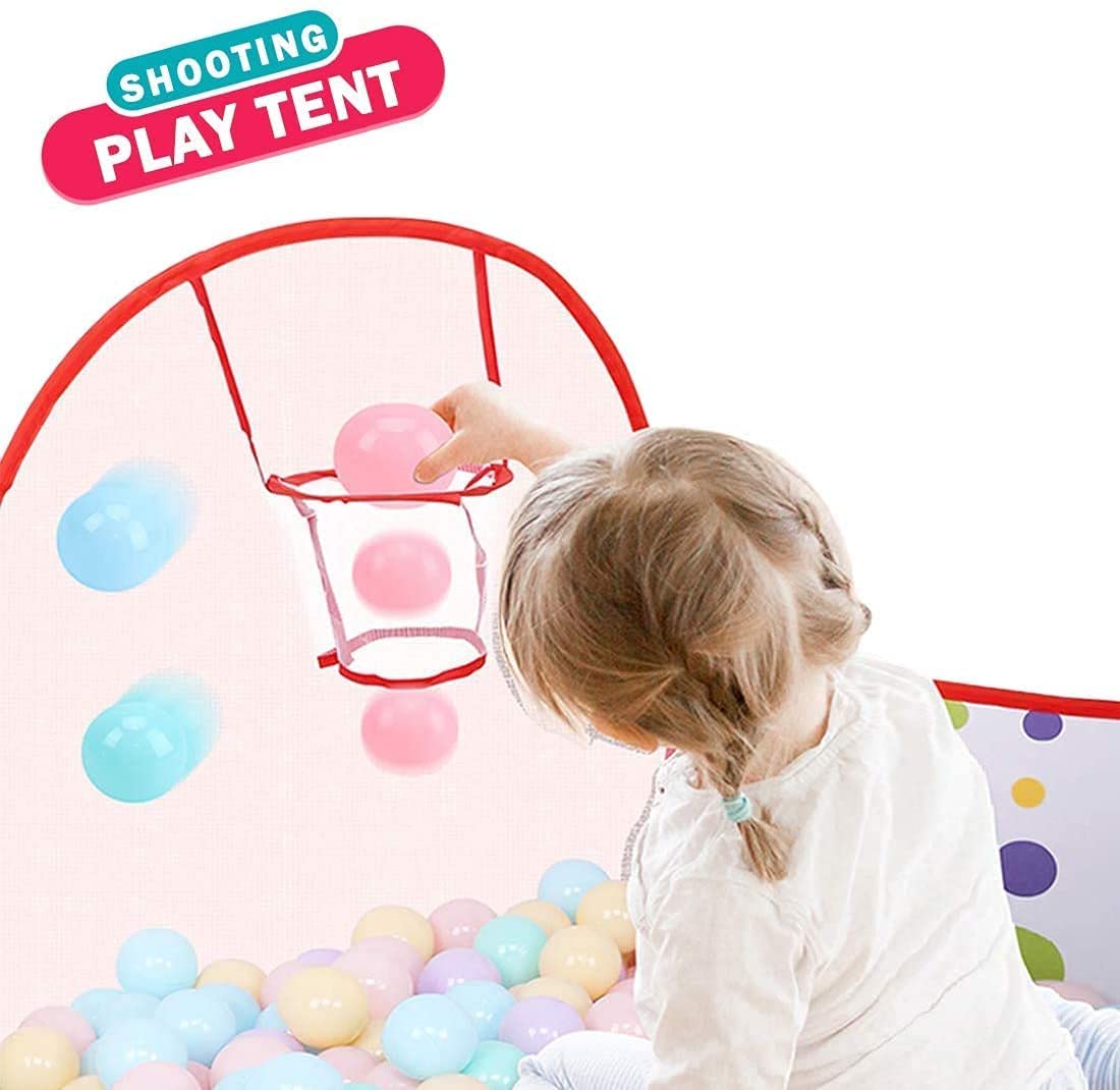 Magicwand Large Size Polyester Multi-Colored Polka-Dot Pop-up Activity Ball-Pool with 35 Balls【Multi-Colored】【Age up to 3 yrs】 - Image 4 thumbnail