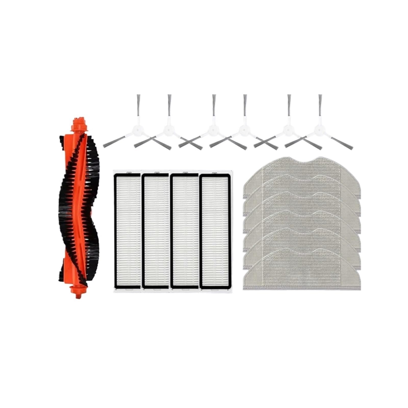 GENTERUN Roller Brush Replacement, Compatible For Xiaomi, S40C E101 Robot Vacuum Cleaner Accessories Kit, Vacuum Roller Brush(Set2)