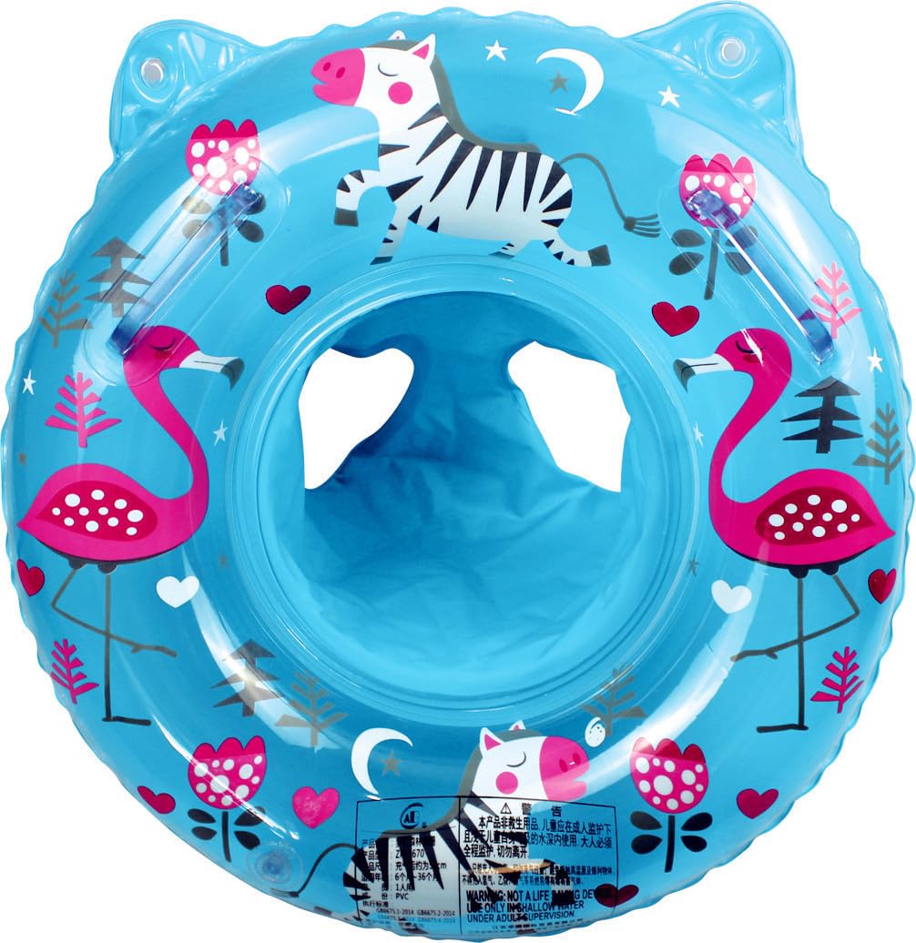 Forest Swim Ring, Pool Float for Kids, Swimming Pool Floats Boat Seats, Baby Inflatable Seat Swimming, Baby Swimming Pool Floats, Pool Float Ring for Toddler - Blue ﻿