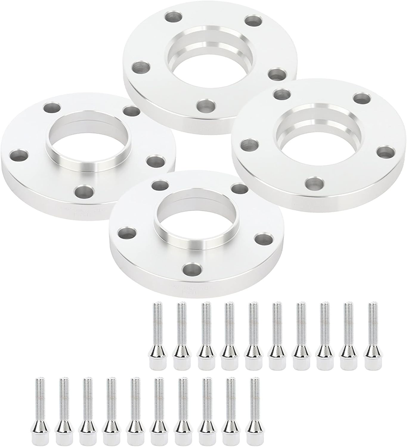 SCITOO 4Pcs Wheel Spacers 20mm 5x120 Bore 72.56mm Studs 12x1.5 5 Lug Wheel Spacers Adapters Fit for for BMW 1 Series M 128i 135i 318i 318is 325Ci 325i 325is 325xi 328i 328i xDrive 328is 328xi 330Ci