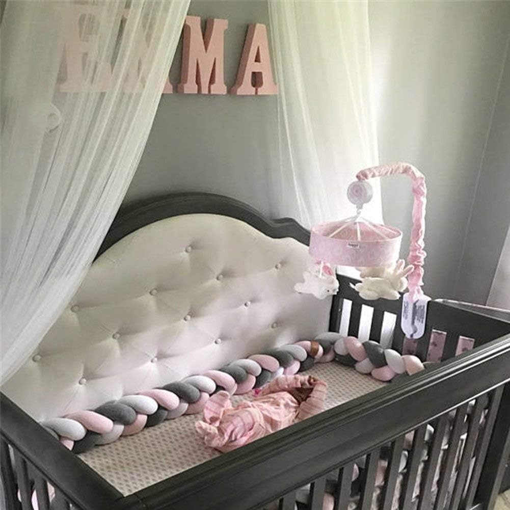 Tour De Lit Bebe Tresse Pare Chocs Lit Size 100cm Junior Berceau Sommeil Pare Chocs A La Main Tresse Berceau Pare Chocs For Pare Chocs De Sommeil Lit Nouveau Nes Bebe Et Puericulture Accessoires De Literie