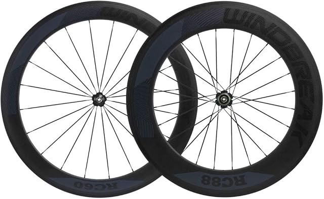 WIND BREAK Bike Front 60mm Rear 88mm Wheelset 700c 23mm Clincher Carbon Wheel