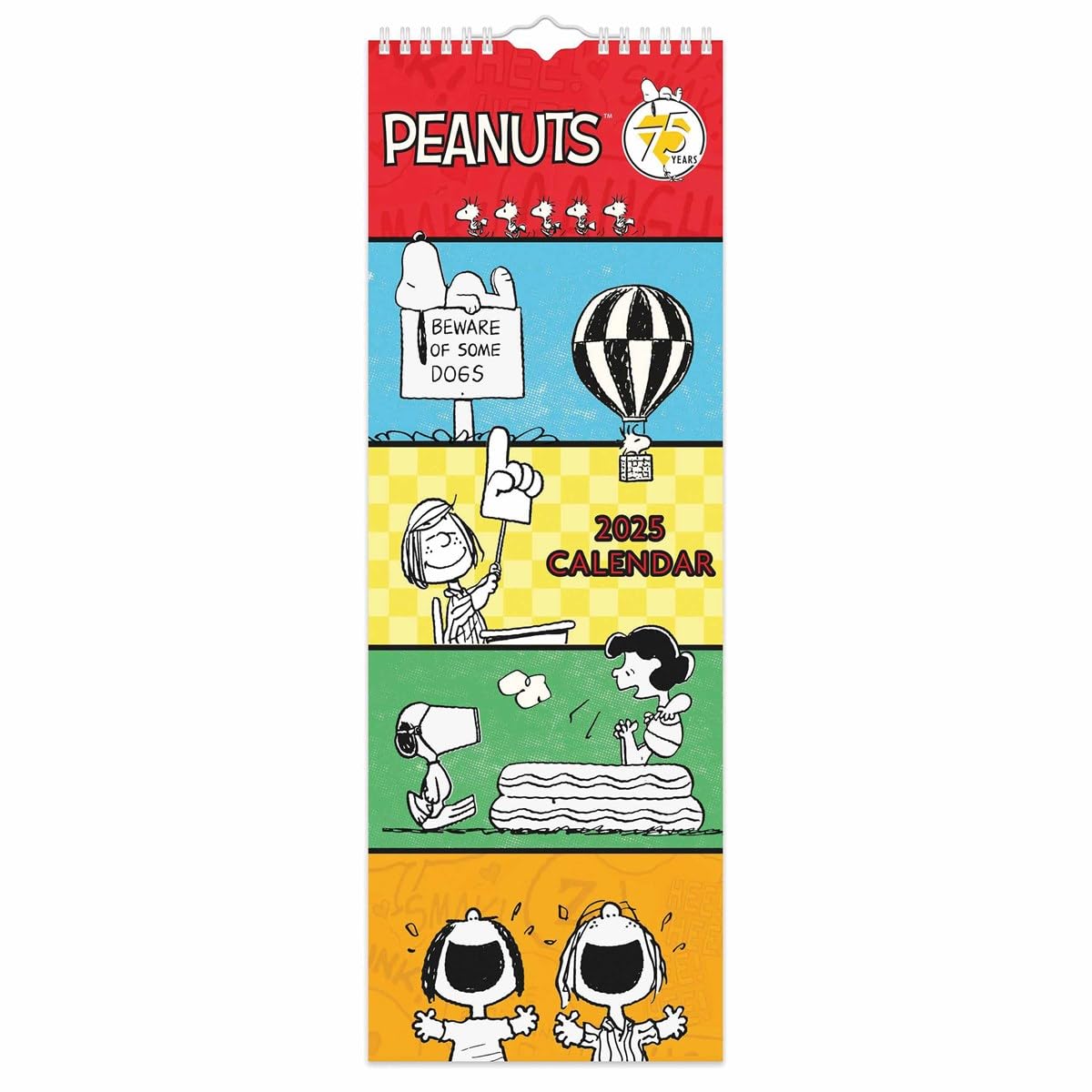 Calendario da parete sottile 2025 Peanuts