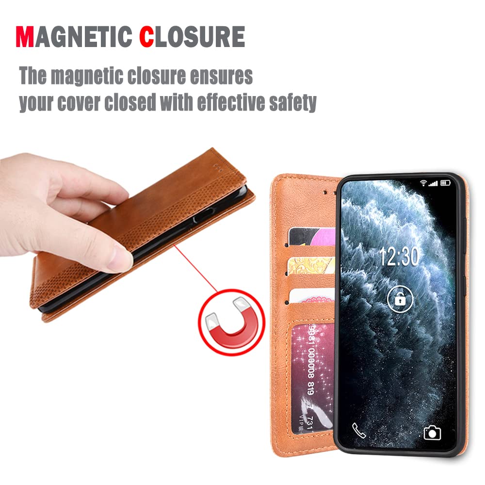 Kezaizhe Custodia per OnePlus Nord 2 5G PU Pelle Wallet Protettivo Cellulare Flip Cover per One Plus Nord2 a Portafoglio Telefono con Magnetica (Nero