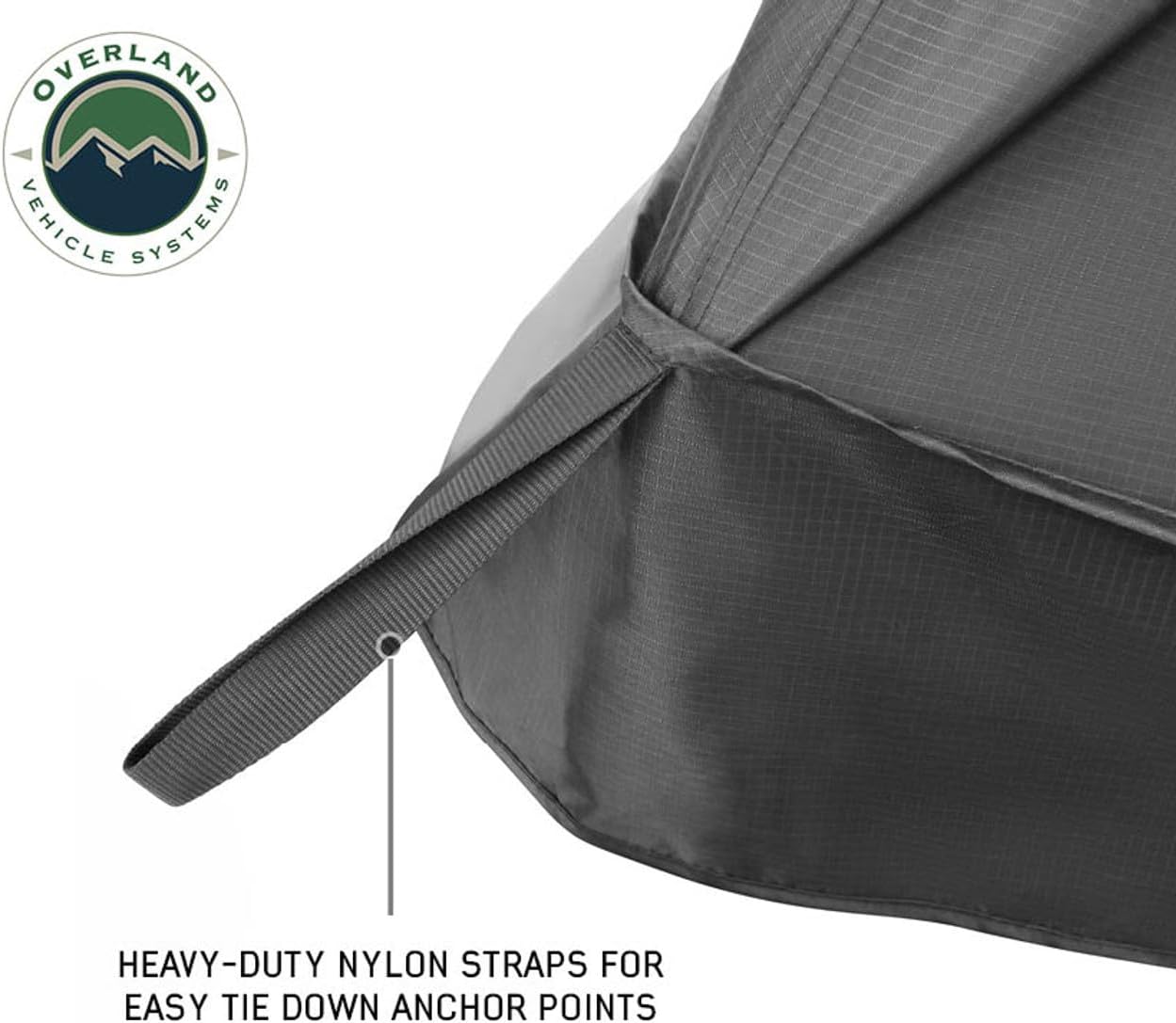 Overland Vehicle Systems XD Everest Annex Room Roof Top Tent Extension - Black Body Grey Trim (XD Everest Annex Room 4 Person)