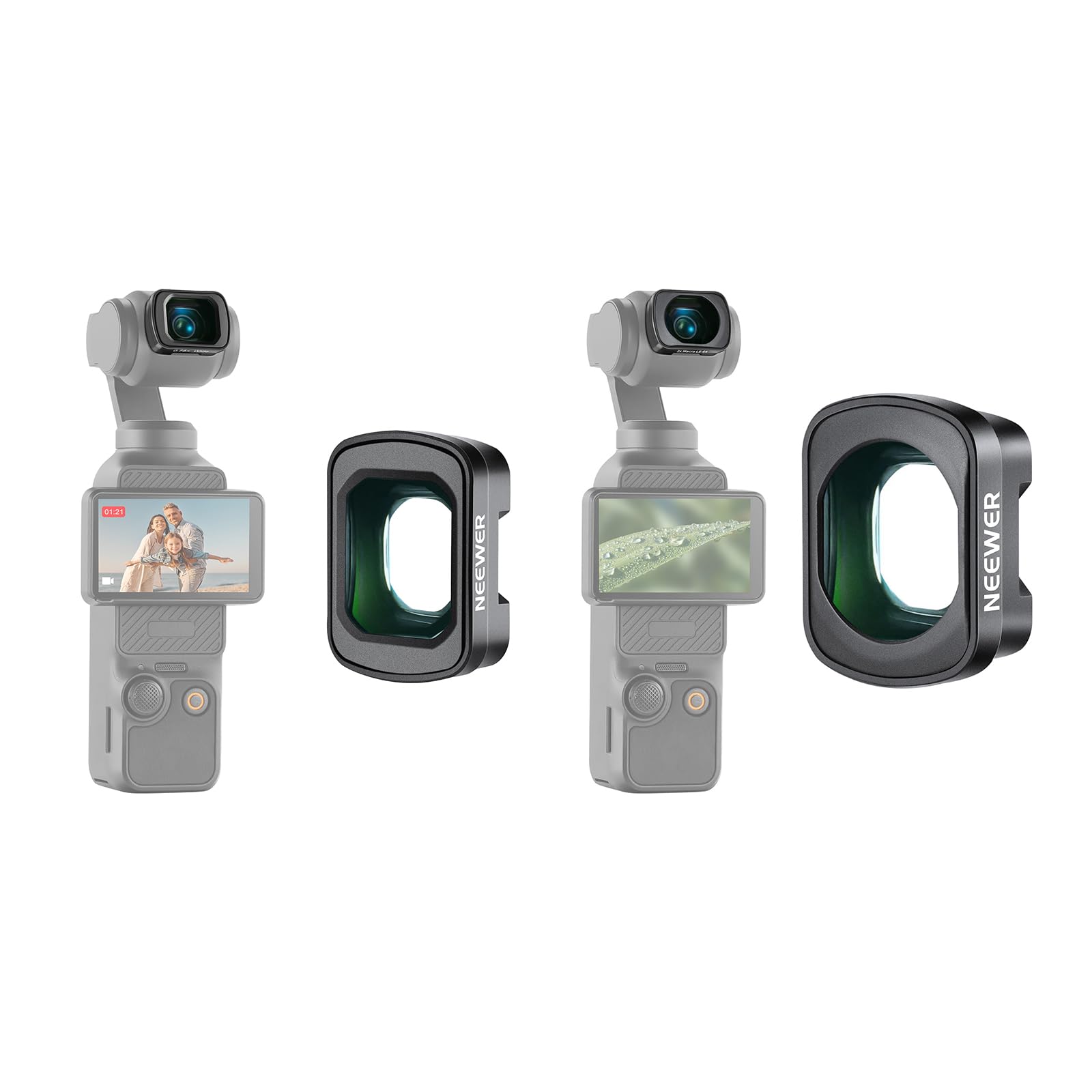 Amazon.com : NEEWER 0.75X Wide Angle Lens and 2X Macro Lens