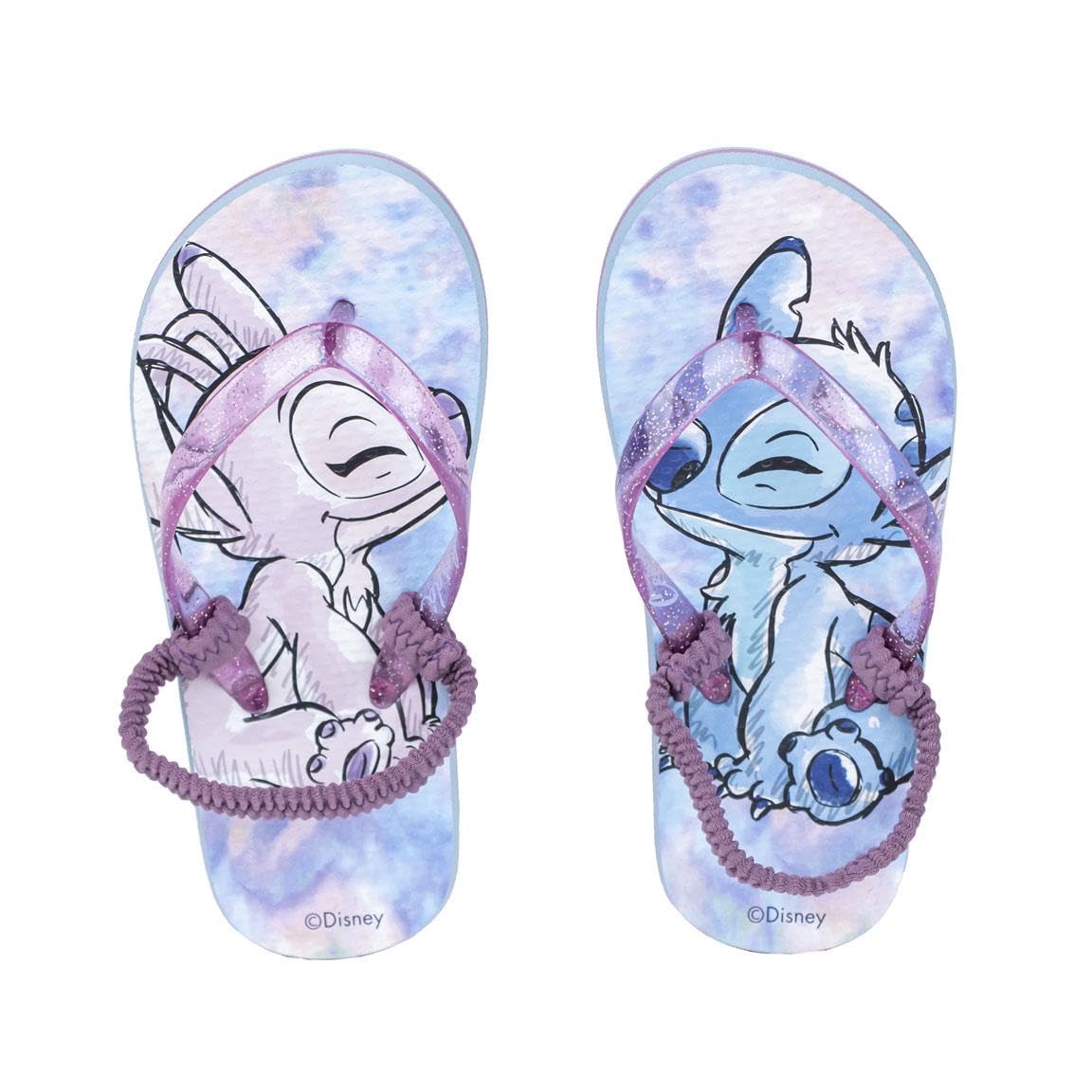 CERDÁ LIFE'S LITTLE MOMENTS Children's Stitch Flip Flops - Blue - Size 3 - Made 100% of EVA - Flip Flops - Stitch Print - Original Product Designed in Spain