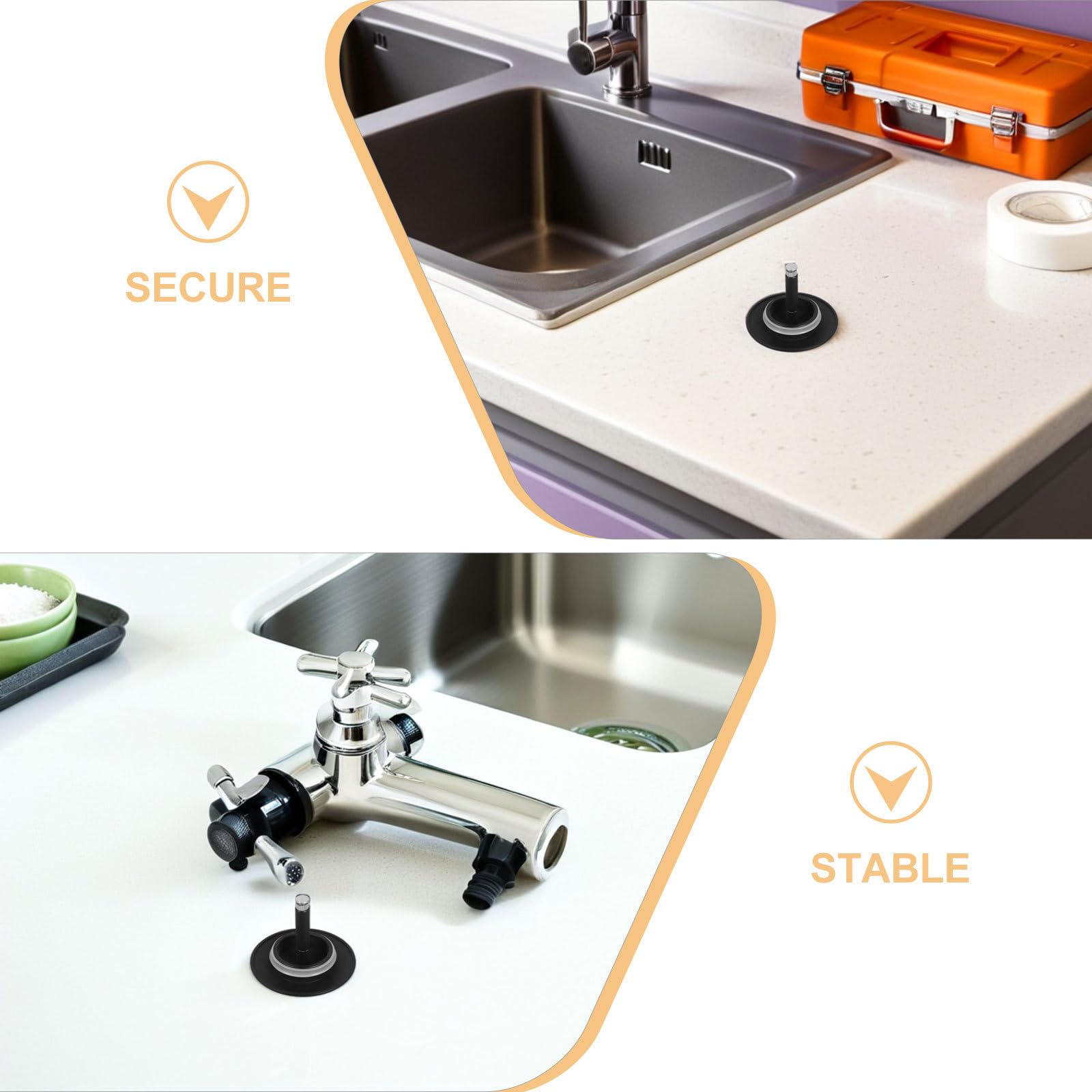 FRCOLOR 2 Piezas Tapón de Desagüe para Bañera y Lavabo de Cobre Negro, Resistente y Redondo, Bloquea Residuos, Adecuado para Baño y Cocina