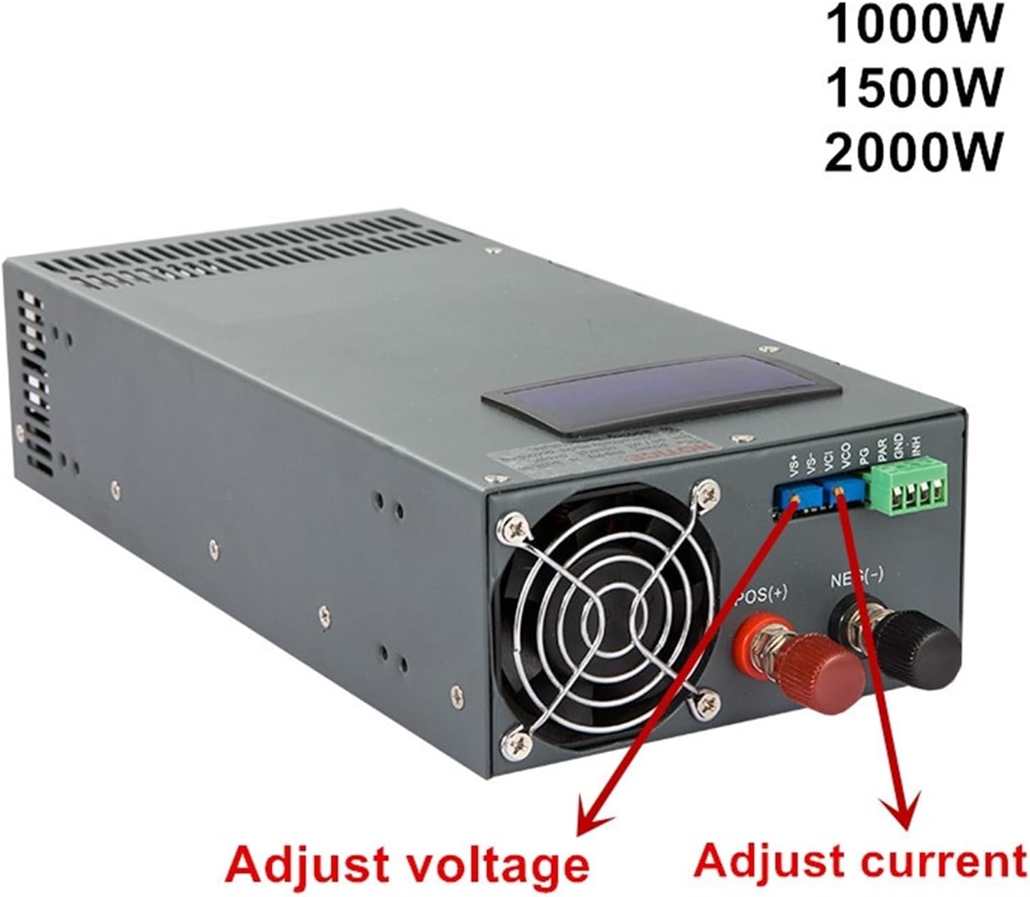 2000W Switching Power Supply Display Voltage Adjustable 0-12V 15/24/36/48/60/72/80/90/100/110V 220v 300v AC SMPS(220VAC,0-24V_1500W)