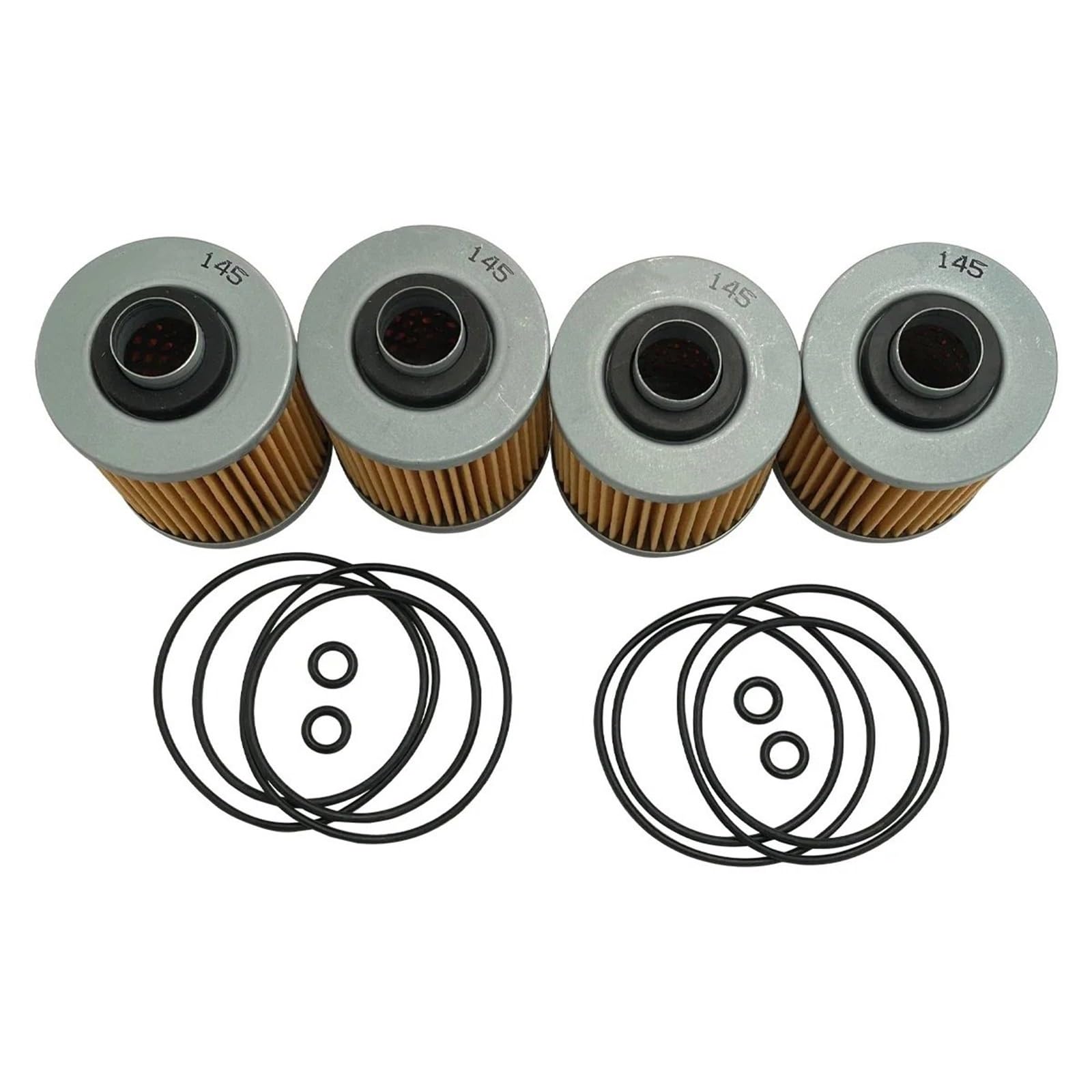 Adatto per Yamaha YFM600 98-01 YFM700 06-19 XV125 Virago 97-01 XVS125 00-04 XC200 90-91 FZR250 SR250 Filtro olio per moto moto Filtro olio(4pcs)