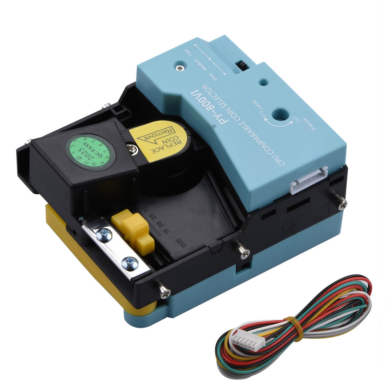 Selector de monedas PY-800 compatible con arcade y función antiphishing 8