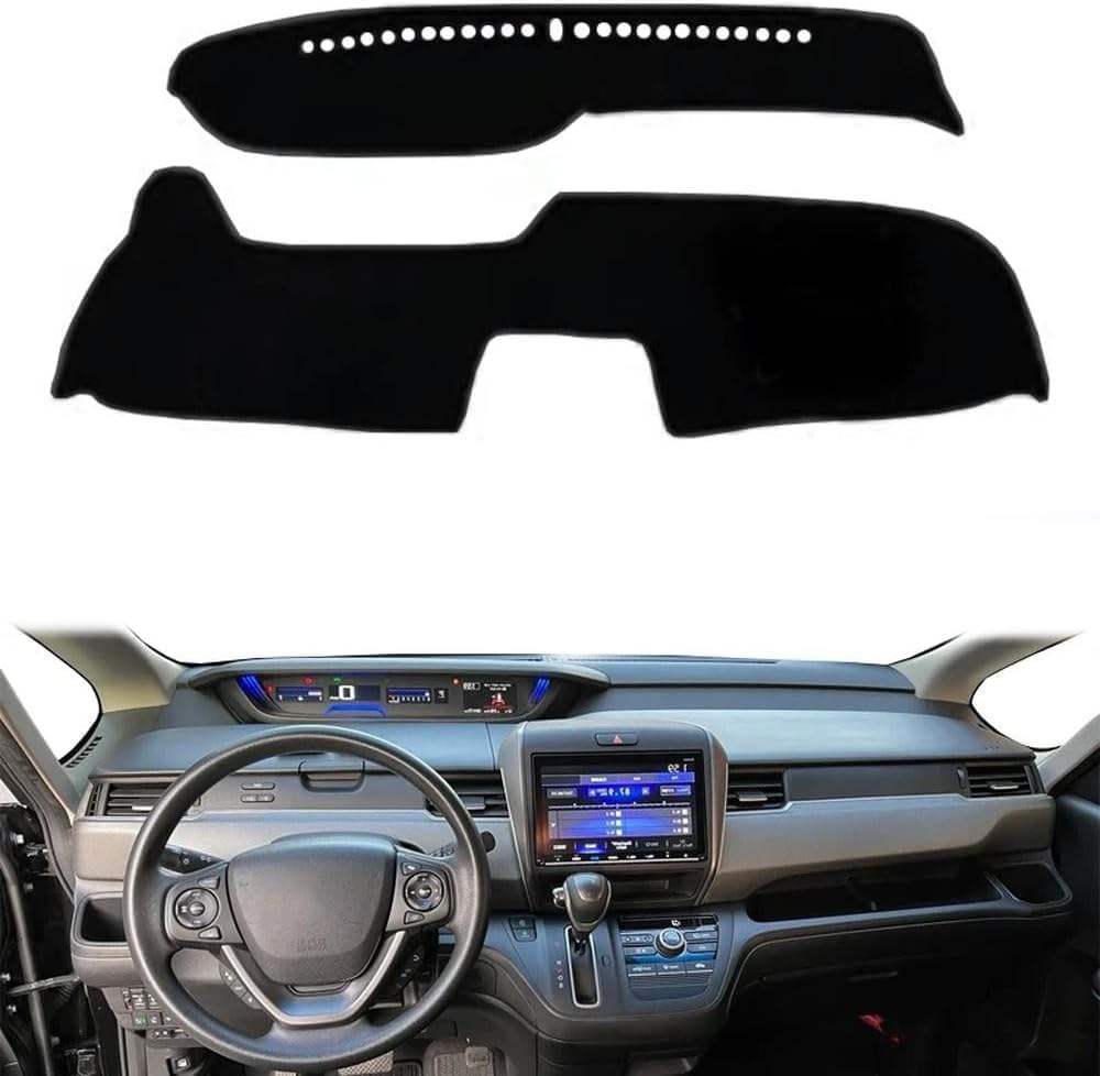 Ddaixq Normal Car Dashboard Mat For Freed Gb 2016 2017 2018 2019 2020 2021 2022 2023, Anti Slip Anti Glare Dustproof Dashboard Cover Pad Protector Dash Cover Sunshade Dashmat