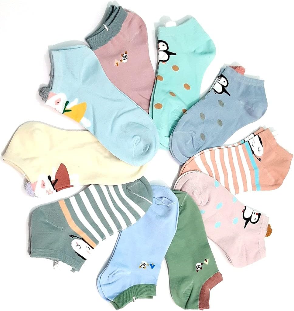Women's Ankle Length Cotton Socks