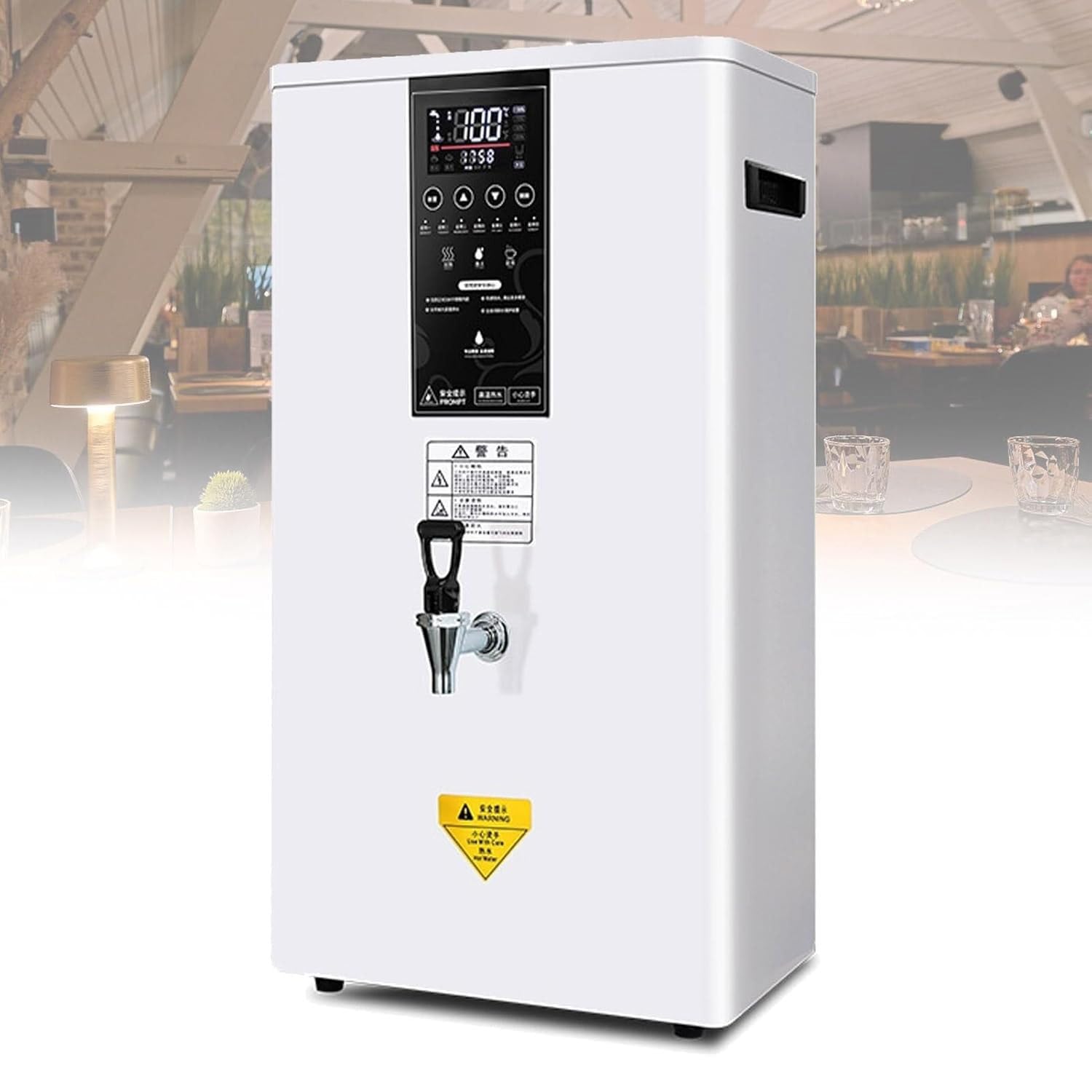 Electric Instant Hot Water Dispenser - Commercial Step-Heating Boiling Water Machine for Home Office, Wall-Mounted Kettle with 50L/H Capacity