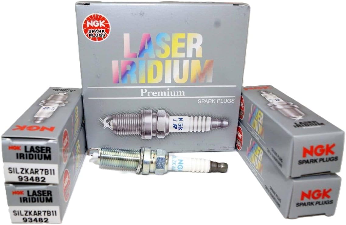 NGK Laser Iridium Spark Plug SILZKAR7B11 (4 Pack) Compatible With SUBARU OUTBACK 2.5I 2013-2017 2.5L/2498cc