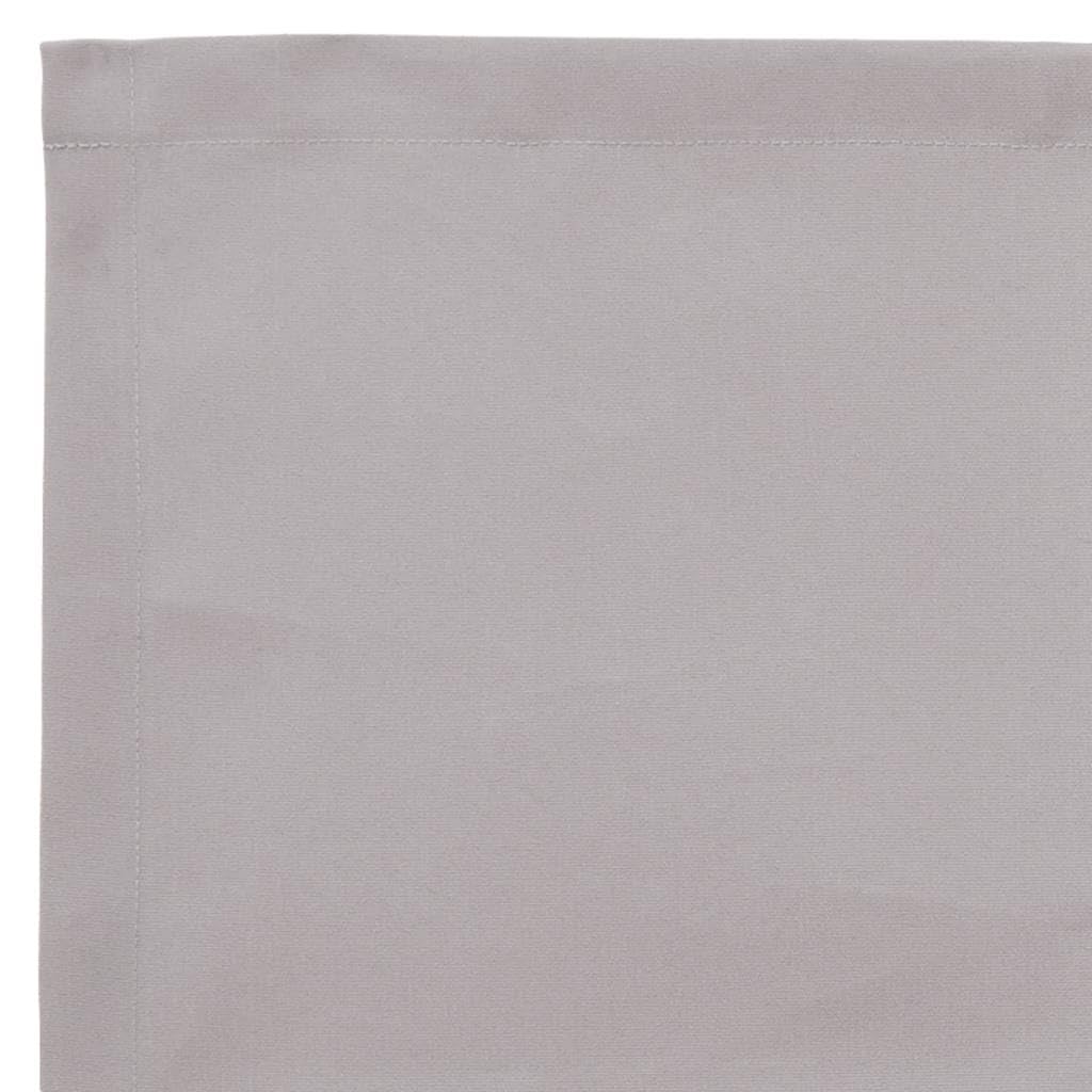 vidaXL Markisenersatzstoff Hellgrau 6 x 3 m Polyester, Moderner, rechteckiger Markisenstoff, wetterfest, UV-Schutz, wasserabweisend, pflegeleicht, ideal für draußen