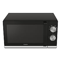 Candy Moderna Forno a Microonde con Grill, 20 Litri, 700W, 6 Livelli di Potenza, Funzione Defrost, Timer e Segnale di Fine Cottura, App hOn, Libera Installazione, 45,2 x 36 x 26,2 cm, Nero – CMG20TNMB