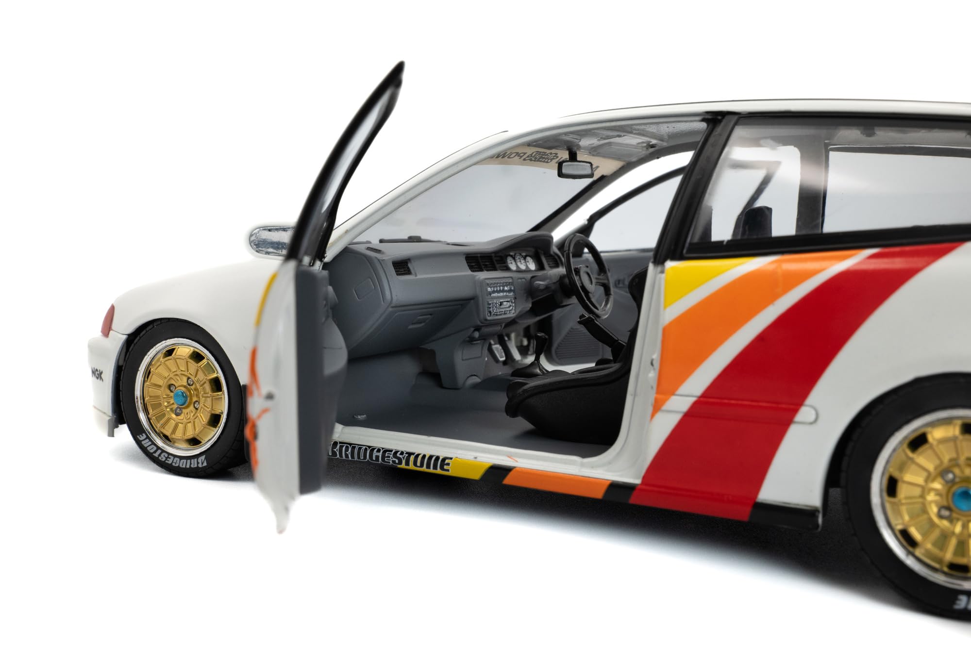 Solido 1:18 Honda Civic (EG6) White : Amazon.ca: Toys & Games