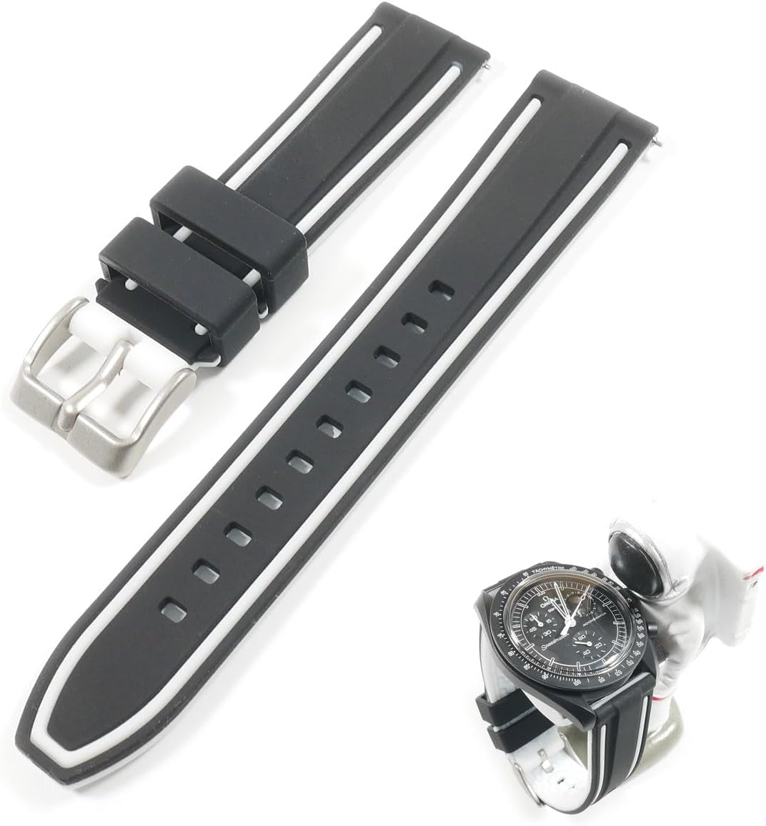 Amazon.co.jp: Swatch×OMEGA スウォッチ×オメガ 対応ラバーベルト