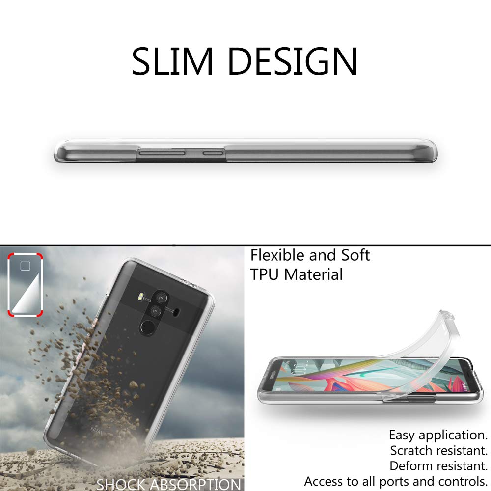 Cover Portafoglio Pelle Custodia Portafoglio Per Huawei Mate 20 Pro - Flip Case In Pelle Con Portacarte, Supporto E Protezione Cover Flip Case Con Supporto