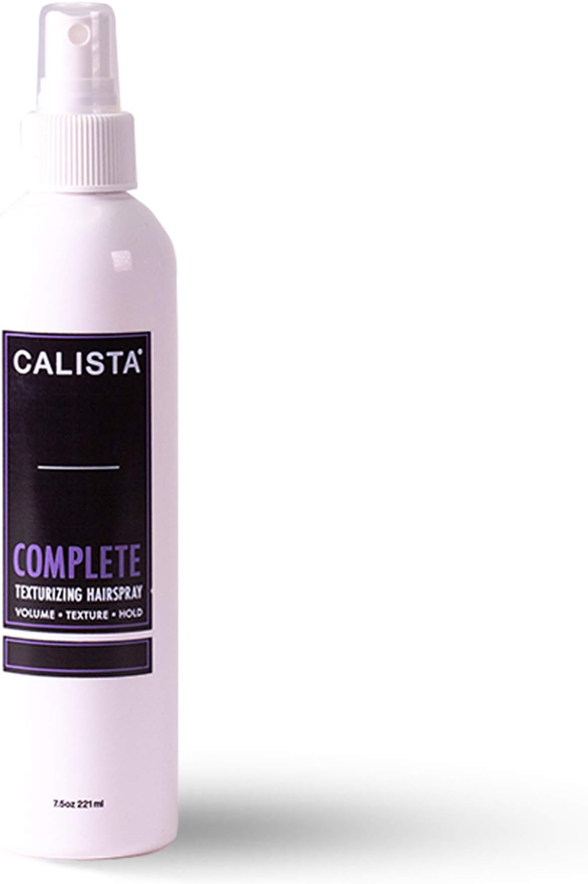 Calista Complete Hair Spray, Salon Quality Setting and Texturizing Styling Spray for All Hair Types, Non-Aerosol, 7.5 oz