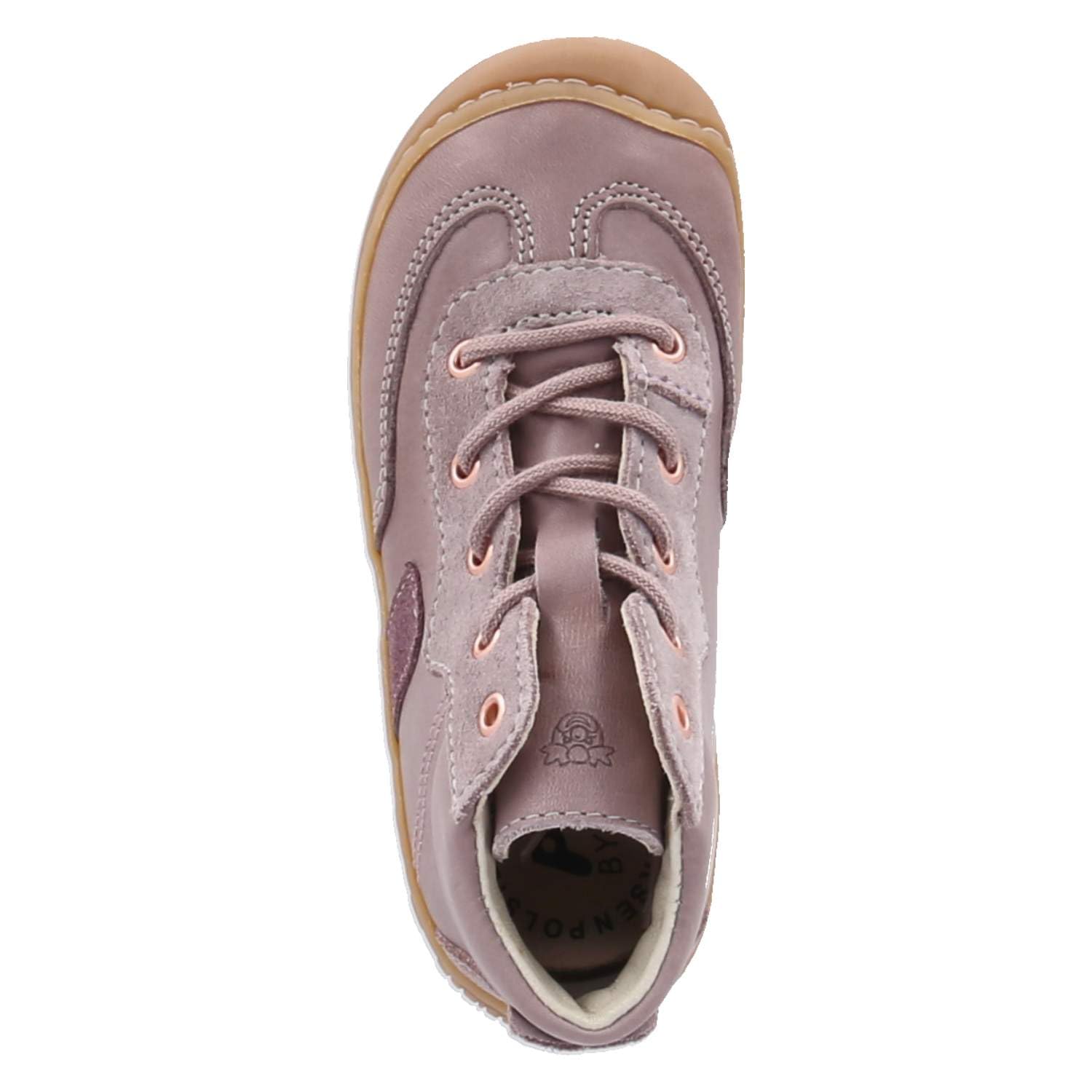 PEPINO 50 1205402/310 - Zapatillas unisex para aprender a andar, piel lisa, color morado, talla 18