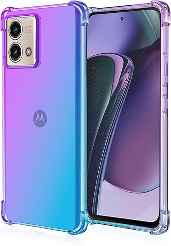 Funda para Moto G Stylus 5G 2023, TPU suave, absorción de golpes, protección flexible de gasolina, funda para Motorola Moto G Stylus 5G 2023 (morado